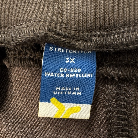 Old Navy 3X Brown Pull-on Jogger Crop Pants Pockets Elastic Waist Drawstring - Picture 14 of 15